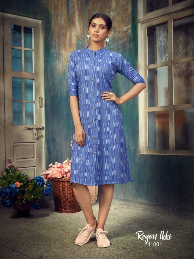 Rayon Ikki 11 Ethnic Daily Wear Rayon Printed Designer Kurti Collection